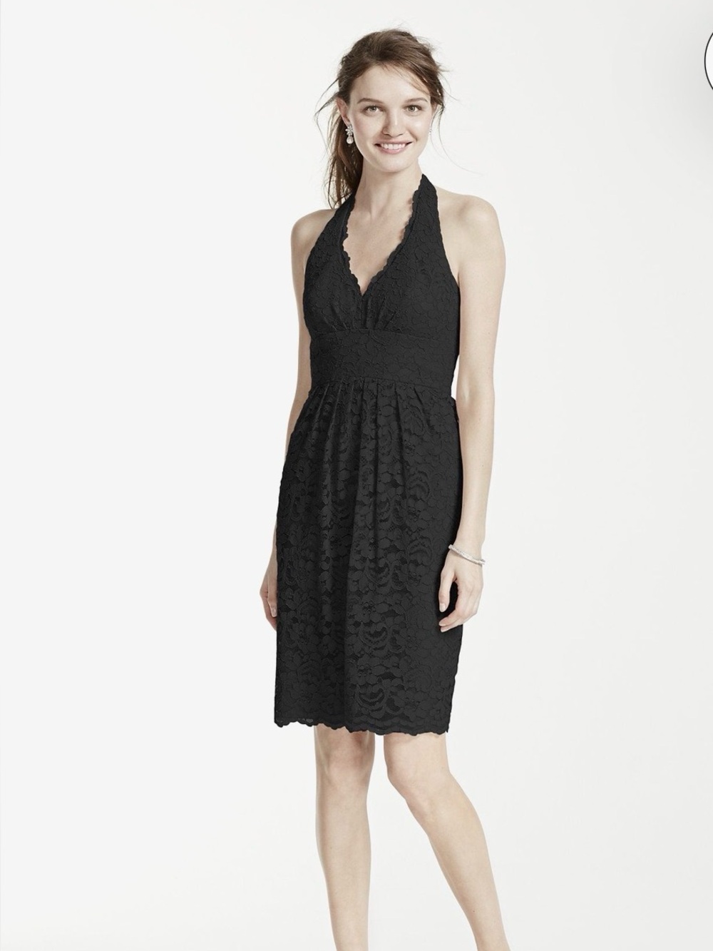 New w/ tags David’s Bridal Halter Dress